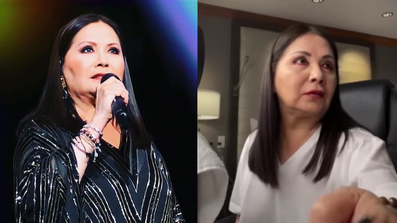 Ana Gabriel regaña a su asistente en transmisión de Instagram