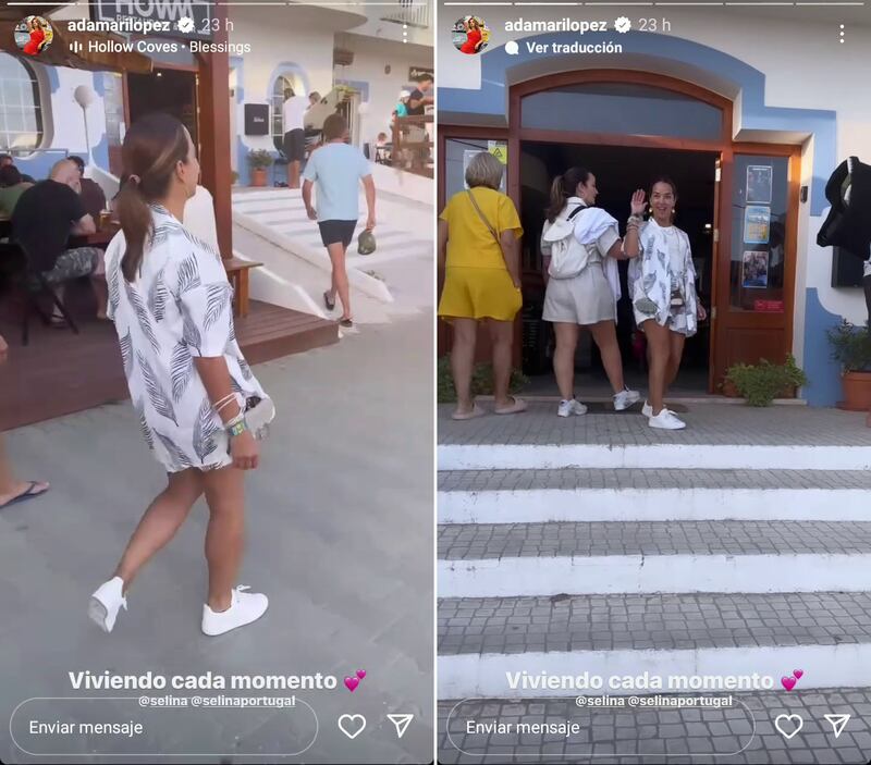 Adamari Lopez está disfrutando al máximo sus vacaciones por Portugal