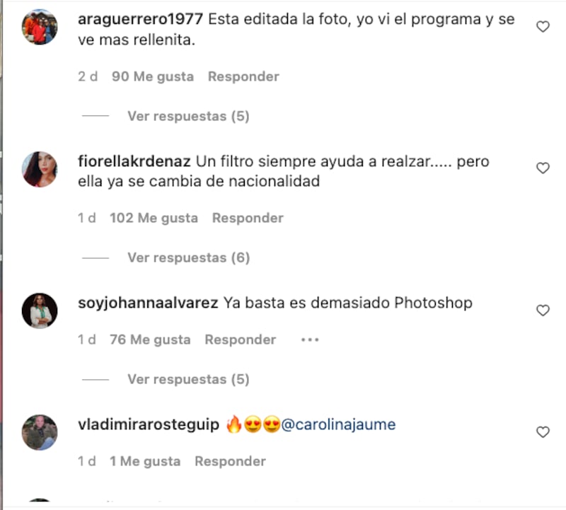 Mensajes de los seguidores