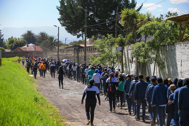 Simulacros en el Valle de los Chillos