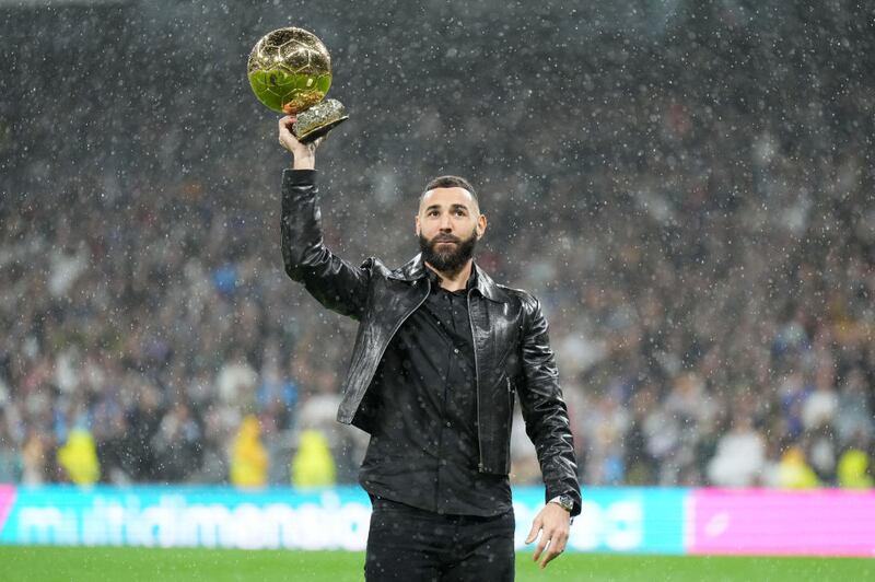 Benzema ganó el Balón de Oro a sus 34 años.