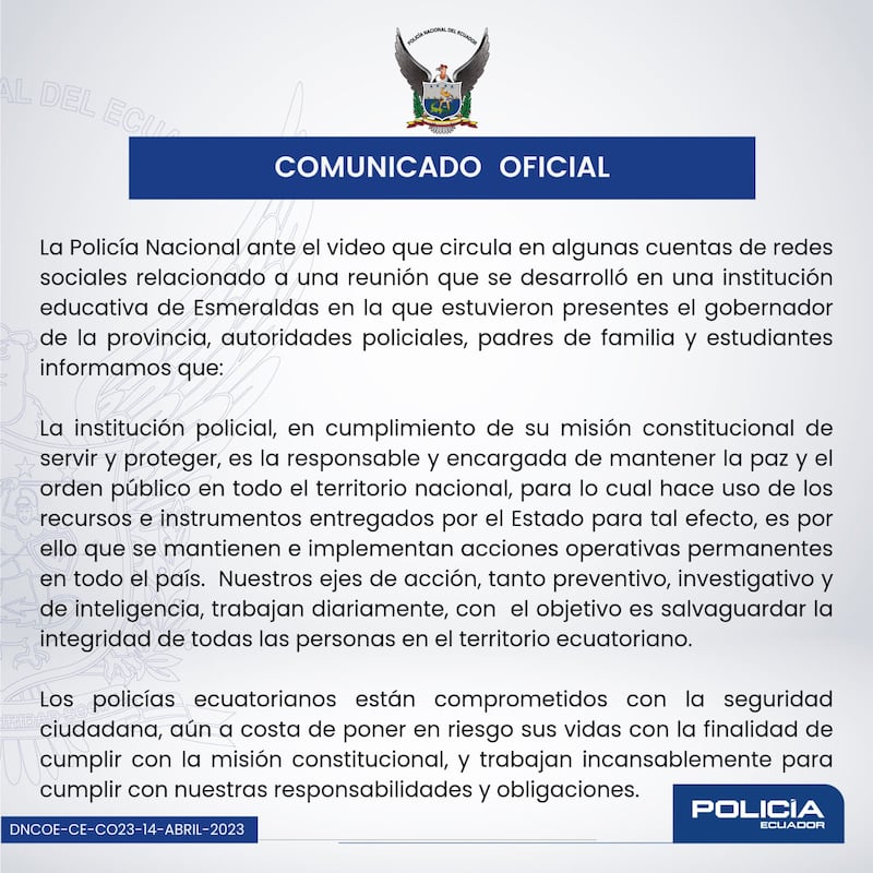 Policía Nacional