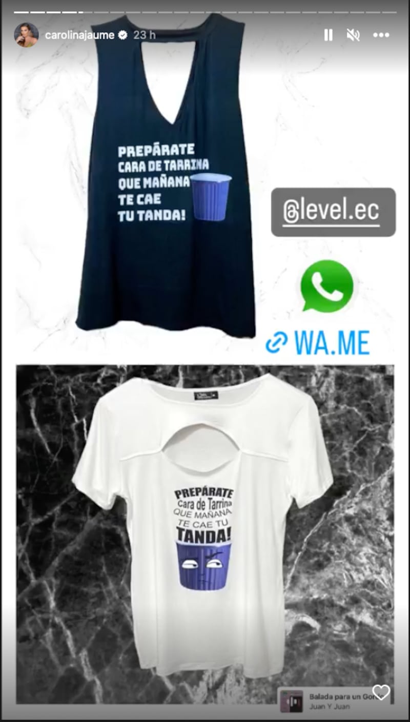 Camisetas de Carolina Jaume