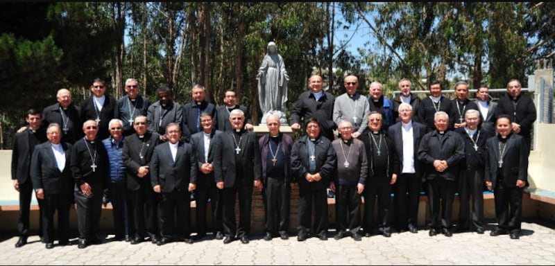 Conferencia Episcopal se pronuncian ante la muerte del candidato. Tomado de Conferencia Episcopal Ecuatoriana.