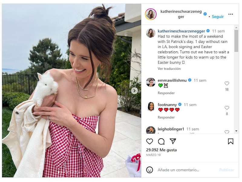 Katherine Schwarzenegger es una amante y defensora de los animales