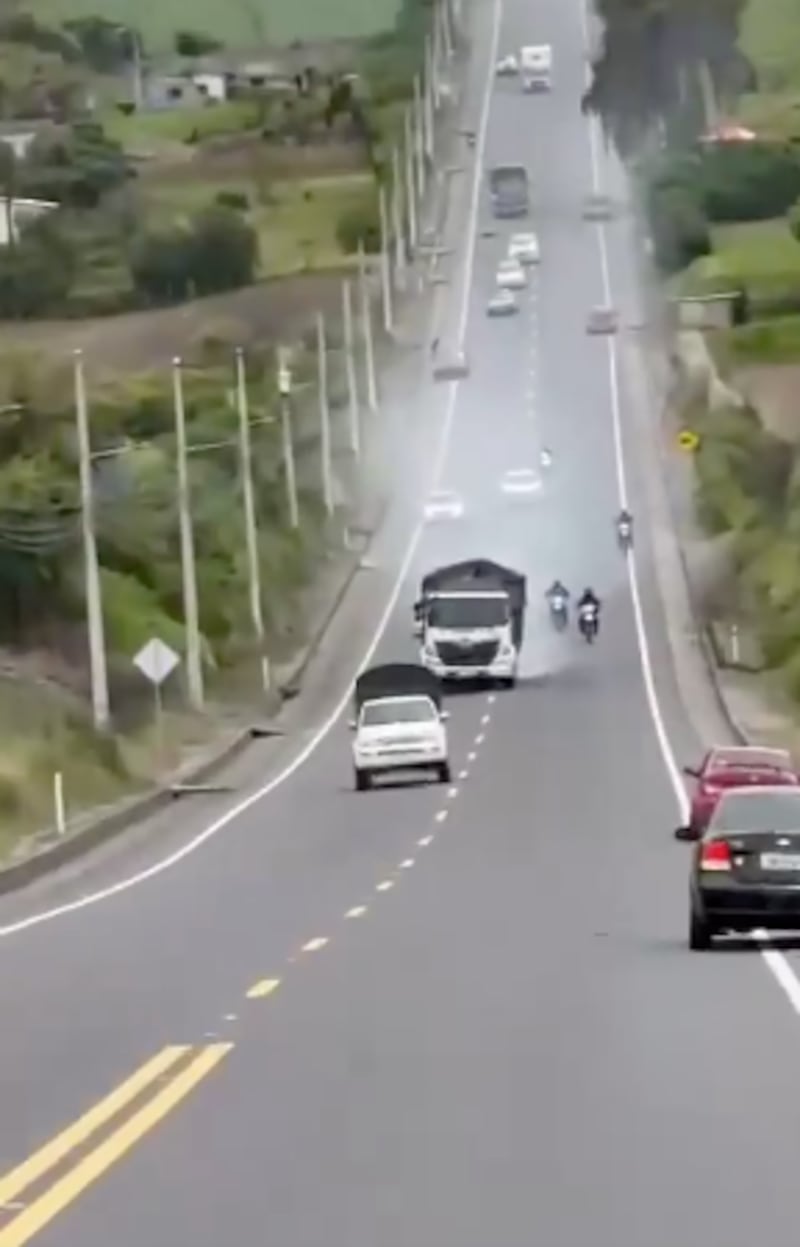 Persecución en la Panamericana norte.