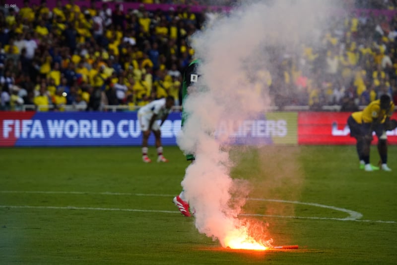 Quito, viernes 21 de marzo del 2025
Cotejo entre Ecuador vs Venezuela por eliminatorias al mundial de EEUU 2026, en el Estadio Rodrigo Paz Delgado.
API / DANIEL MOLINEROS