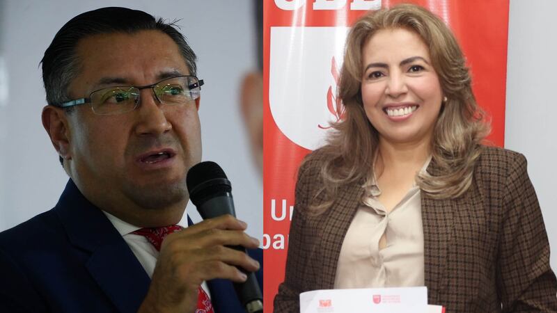 Iván Saquicela y Martha Rizzo.