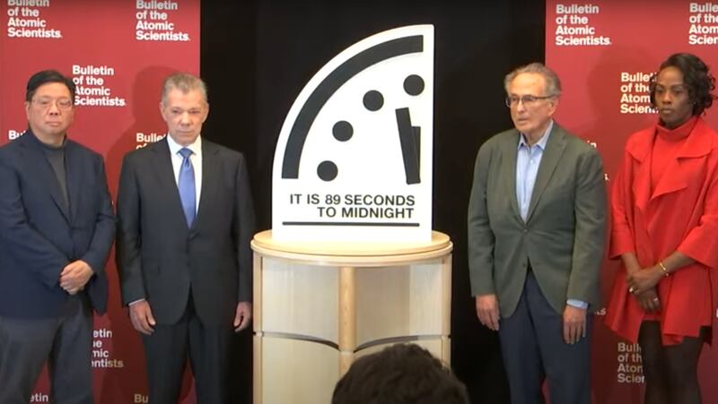 Reloj del Apocalipsis 2025