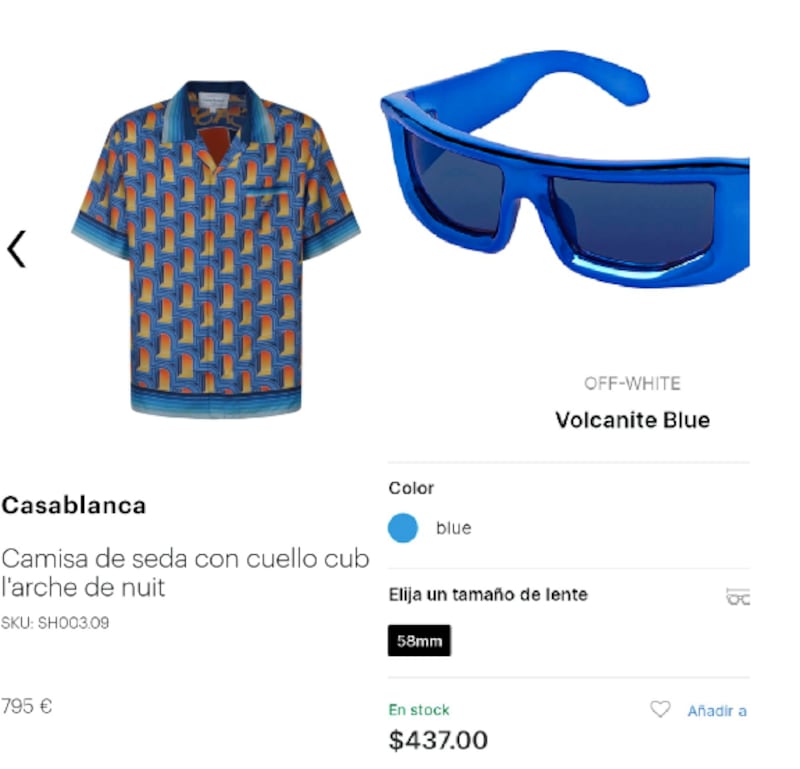 Precio vestimenta Piqué