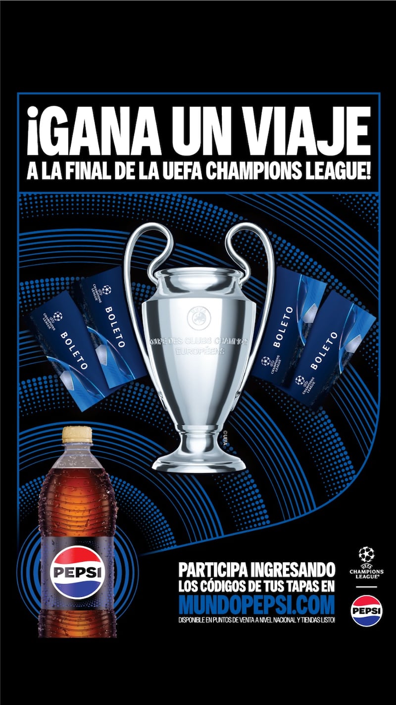 Gana un viaje a la final de Champions League con Pepsi