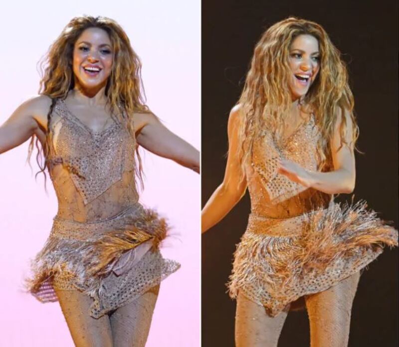 Shakira en los MTV VMAs 2023 (Foto: MTV)