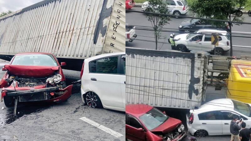 Accidente en el sector de Monjas