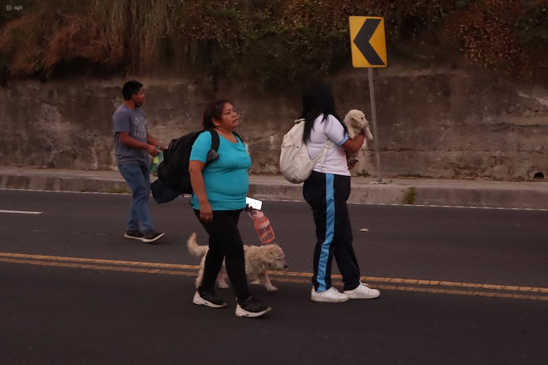 Incendio en Guápulo