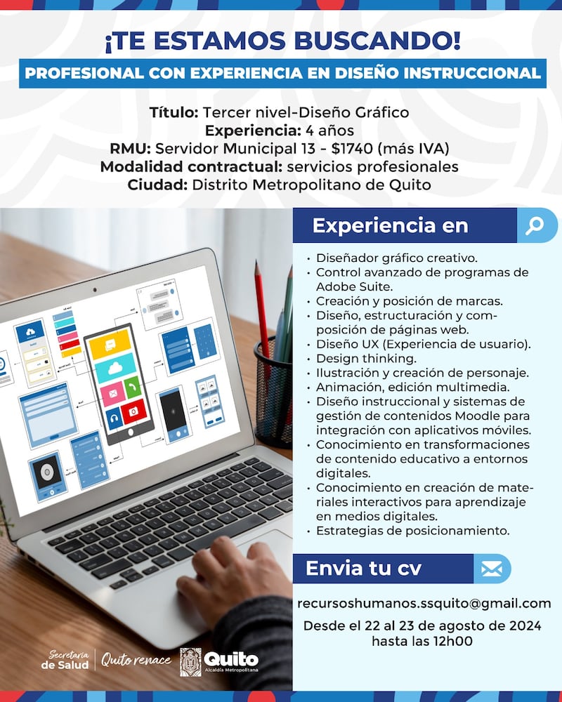 ¡Sí hay trabajo! Vacantes laborales en empresas públicas y privadas