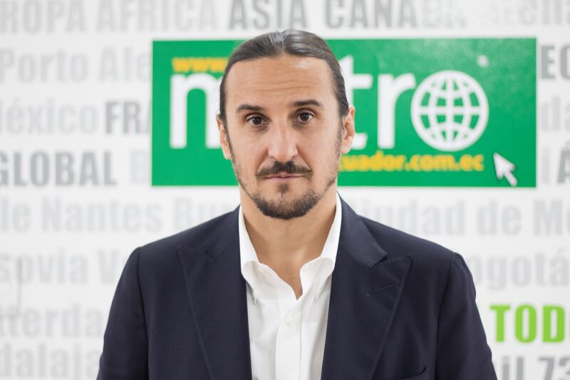 Luis Felipe Hernández Salvador, director de las películas de la campaña 'Ecuador, un fenómeno estético'.