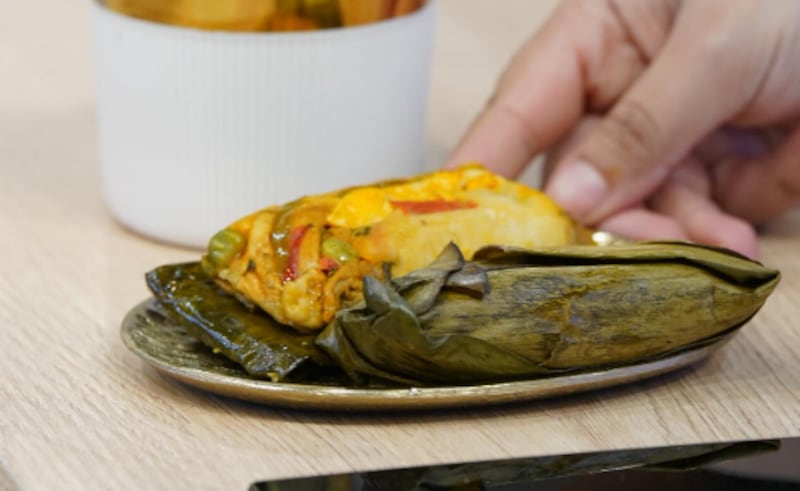 El tradicional tamal cuencano está presente en la ITB Berlín 2025.