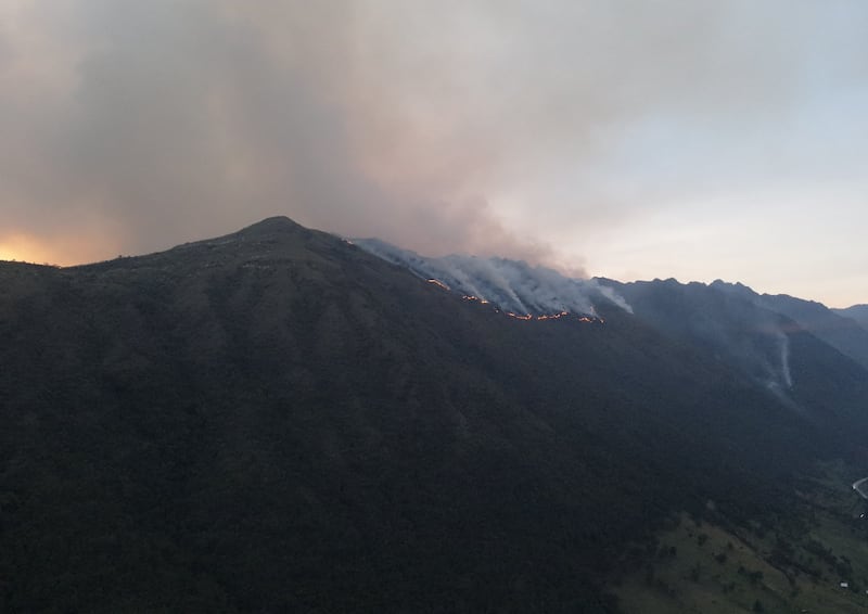 Incendios en Cuenca, en Cruzpamba