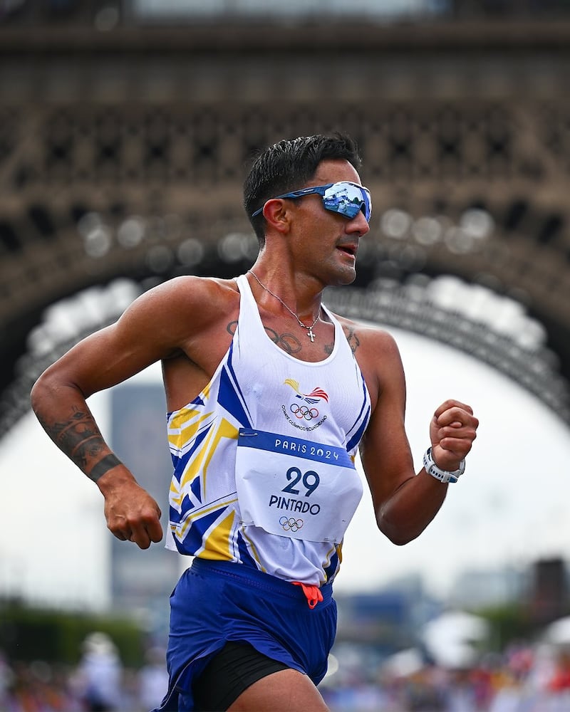 Daniel Pintado en la carrera a ser el mejor atleta del año.