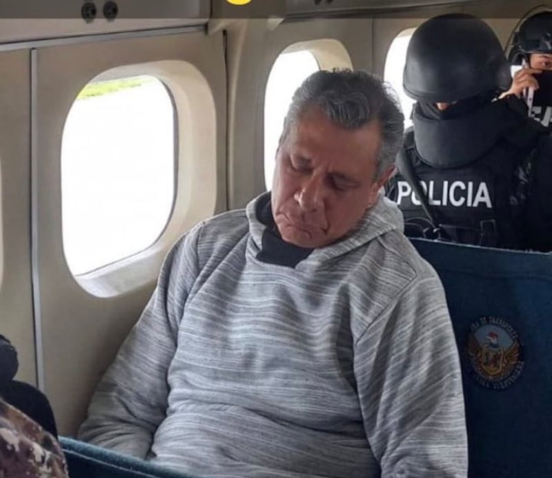 Estado de Jorge Glas después de ser detenido