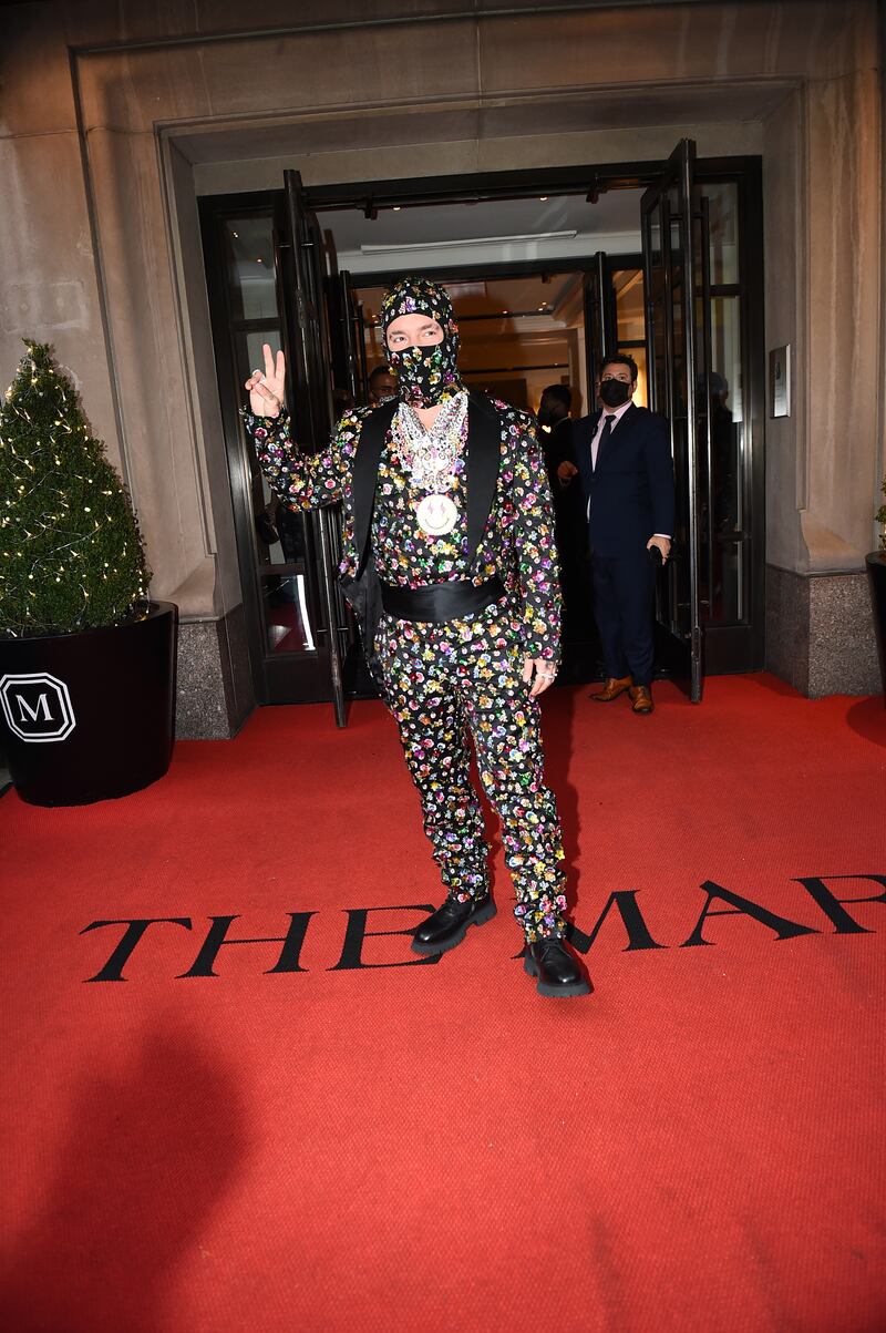 J Balvin  MET Gala 2021.