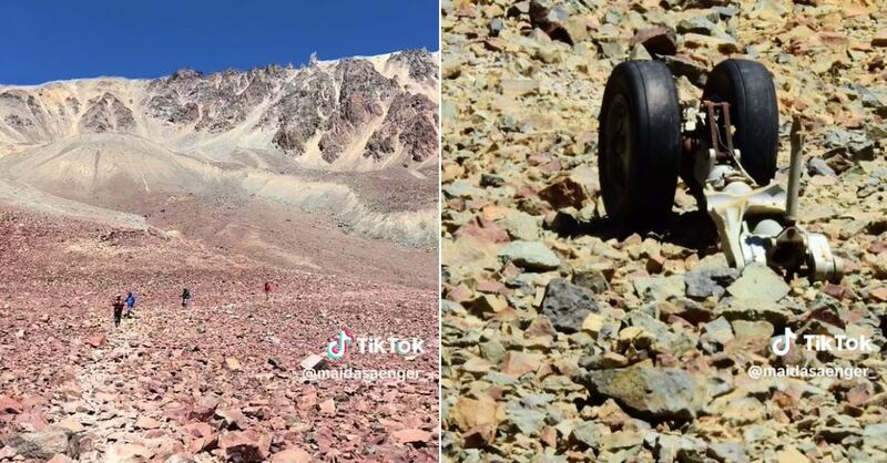 Imágenes del lugar donde se estrelló el vuelo 571 de la Fuerza Aérea Uruguaya en 1972