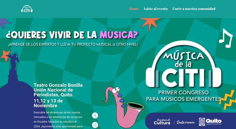 Convocatoria al evento Musica de la Citi